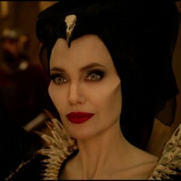 Angelina Jolie, imagini de pe platourile de filmare de la Maleficent
