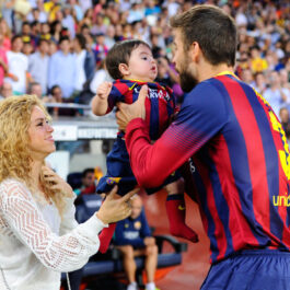 Shakira, Pique și fiul lor la meciul de fotbal