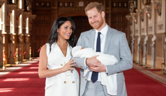 Imagine cu Prințul Harry, Meghan Markle și fiul lor înainte de modificarea certificatului de naștere al lui Archie