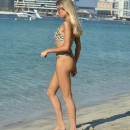 Nicole O'Brien și-a afișat trupul perfect pe o plajă în Dubai