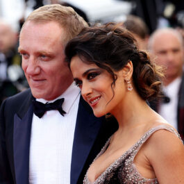 Salma Hayek și soțul ei, Francois Henri Pinault, la Premiile Filmului de la Cannes