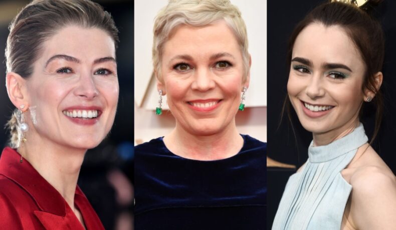 Trei dintre actorii britanici nominalizați la Globurile de Aur: Rosamund Pike, Olivia Colman și Lily Collins