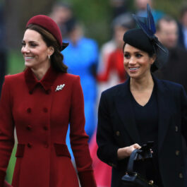 Kate Middleton și Meghan Markle la biserică în ziua de Crăciun