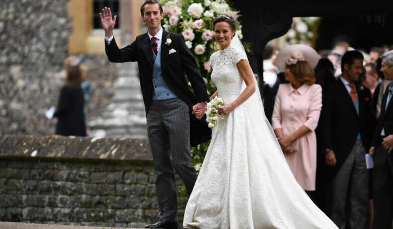 Pippa Middleton și James Matthews, la nunta lor, în anul 2017