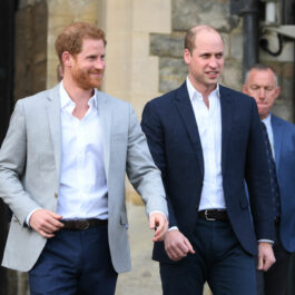Prințul William și Prințul Harry, împreună la pregătirile pentru nunta lui Harry cu Meghan Markle