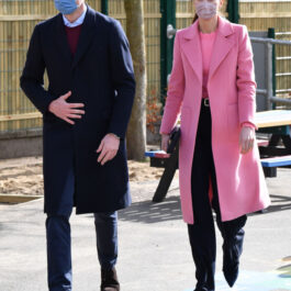 Prințul William și Kate Middleton, împreună, la o școală din Londra