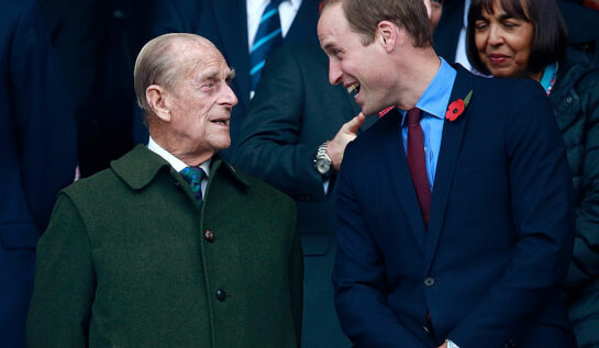 Imagine rară cu Prințul George și Prințul Philip: „Îți voi simți lipsa, bunicule”