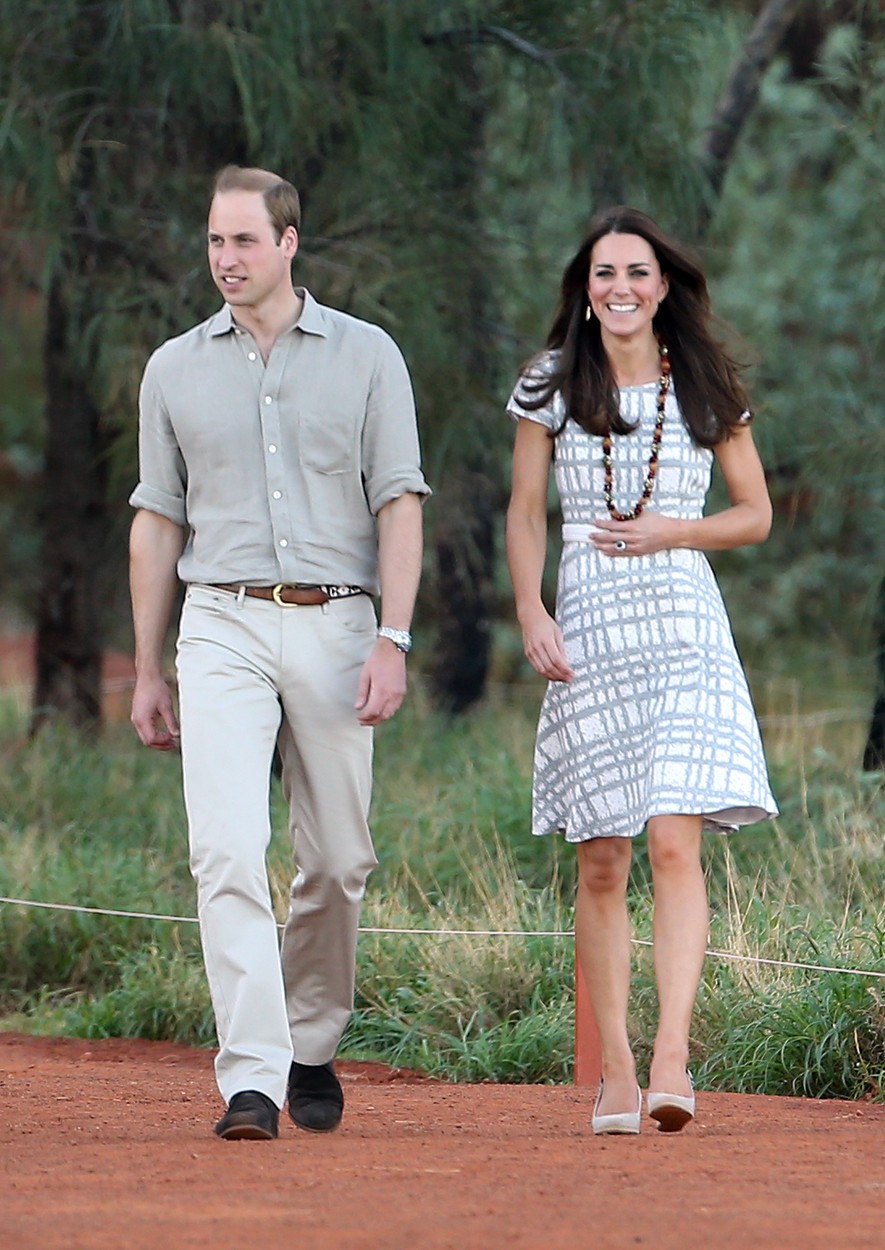 Ducii de Cambridge, fotografiați la plimbare, la începutul relației lor