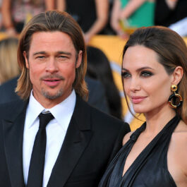 Angelina Jolie și Brad Pitt, la Annual Screen Actors Guild, în anul 2018, pe covorul roșu