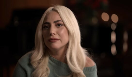 Lady Gaga, cu ochii în lacrimi, în timpul interviului pentru Oprah Winfrey, când vorbește despre abuzul seaxual de la vârsta de 19 ani