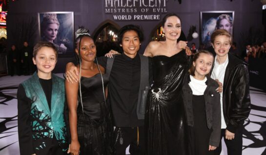 Angelina Jolie, alături de copiii săi, la premiera mondială a filmului „Maleficent: Mistress of Evil”