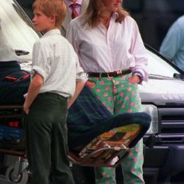 Tiggy Legge-Bourke, alături de Prințul Harry, la un eveniment, în anul 1997