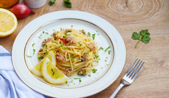 Paste cu ton și lămâie: rețetă din bucătăria italiană