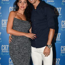 Cristiano Ronaldo și Georgina Rodriguez, la un eveniment de lansare al parfumului CR7, în septembrie 2019