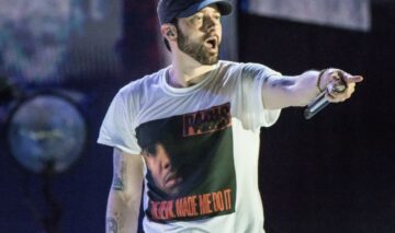Eminem, pe scenă la Bonnaroo Music and Arts Festival, în Manchester, în 2018