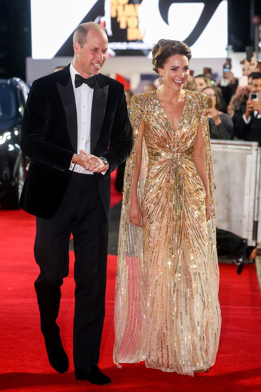 Kate Middleton și Prințul William, îmbrăcați elegant, la Royal Albert Hall din Londra