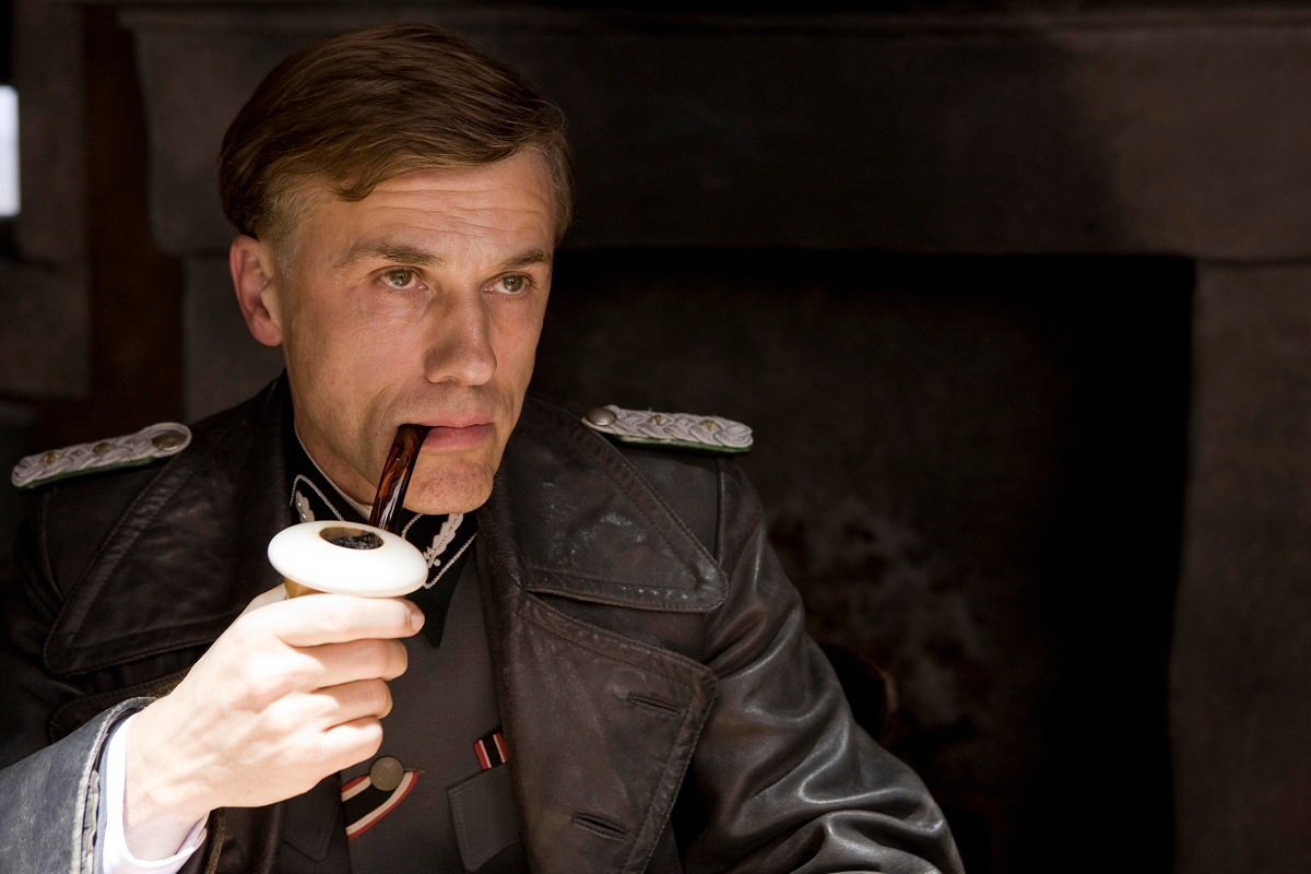 Christopher Waltz în filmul Inglourious Basterds, în care a jucat un colonel nazist
