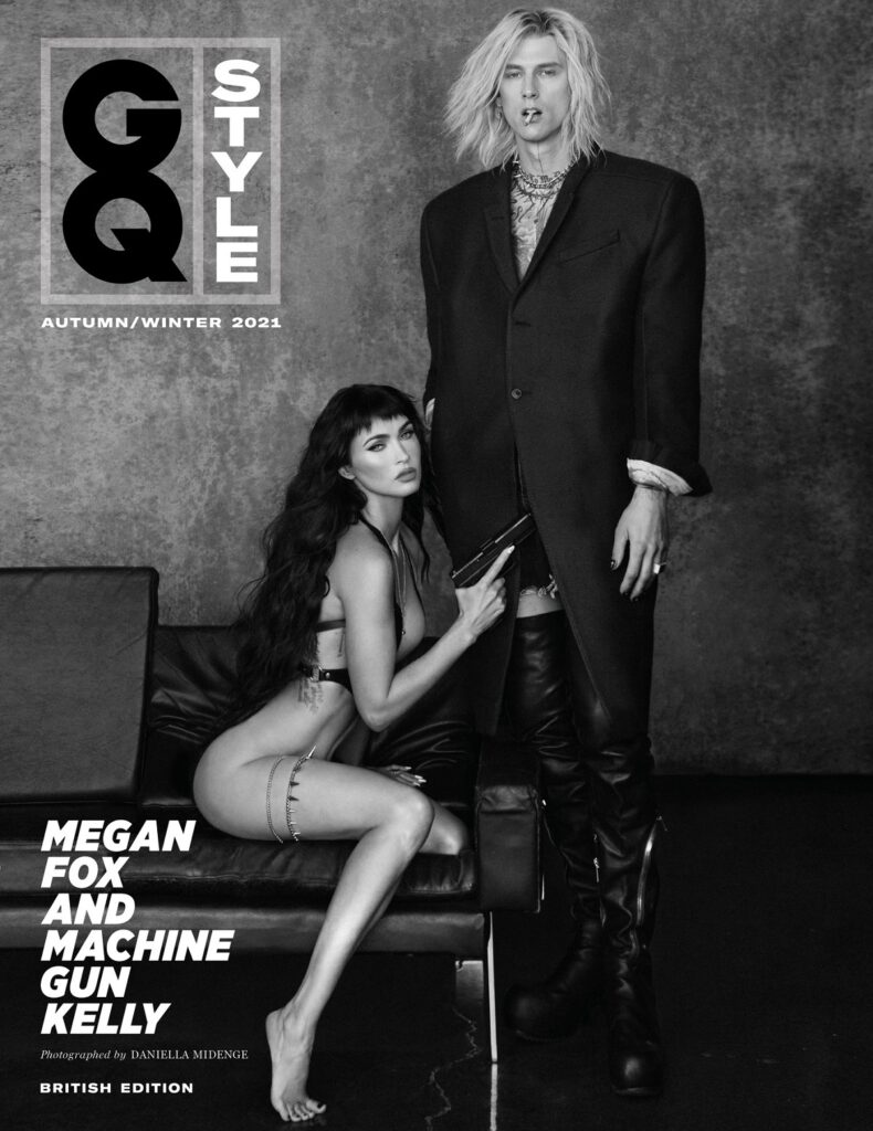 Megan Fox și Machine Gun Kelly au pozat împreună pentru coperta revistei GQ British