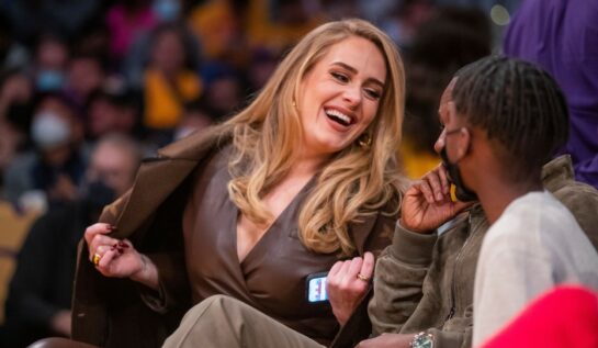 Adele, fotografiată în timp ce râde la iubitul ei, Rich Paul, la un meci de baschet