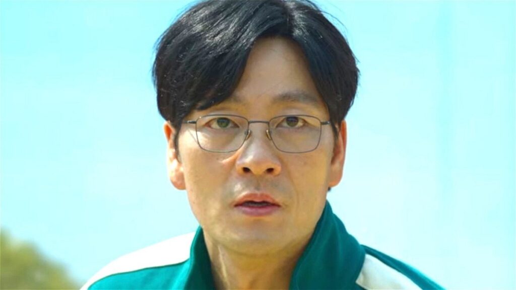 Actorul Park Hae Soo pe platoul de filmare de la Squid Game