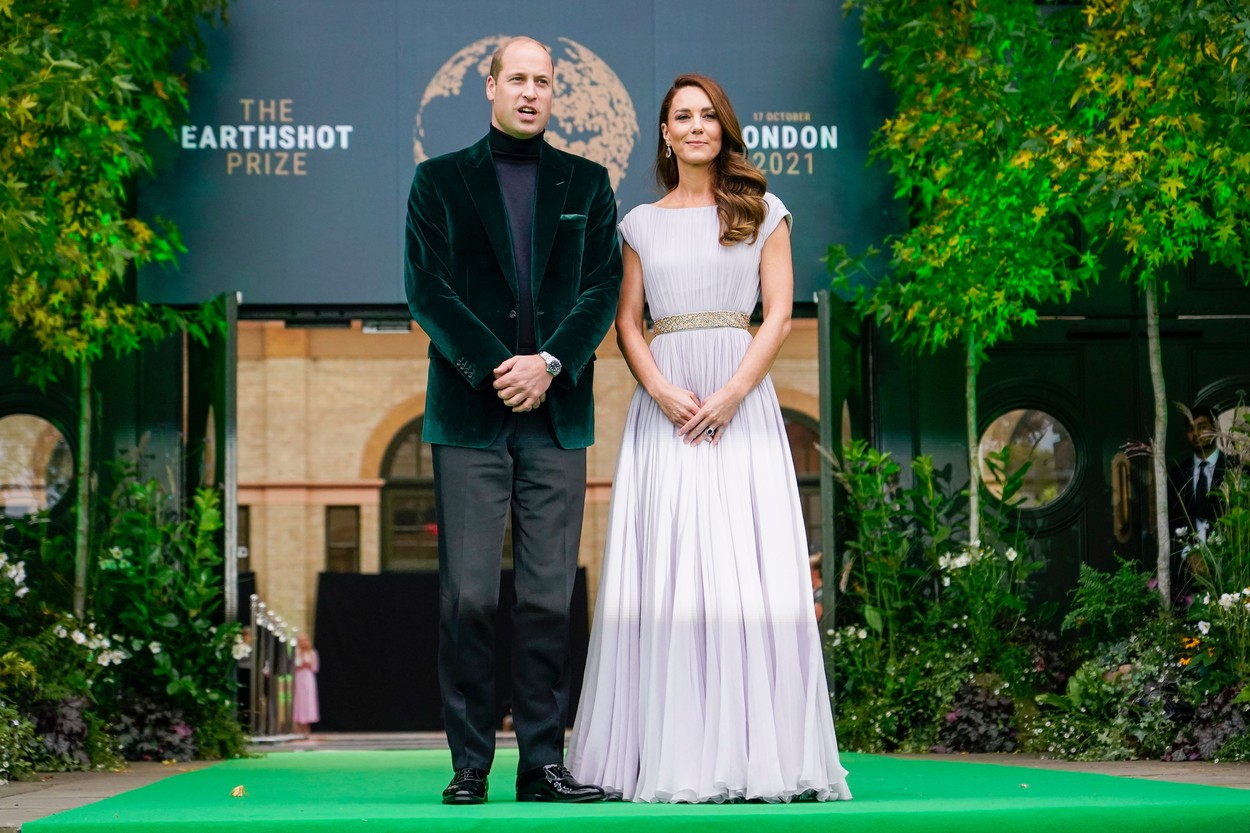 Kate Middleton și Prințul William, la gala Earthshot Prize, în ținute reciclate