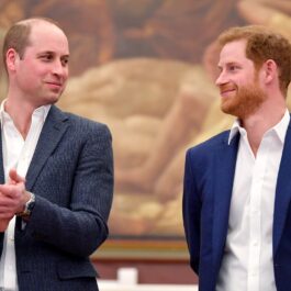 Prințul William alături de Prințul Harry la un eveniment public