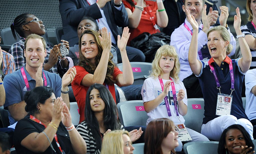 Lady Louise Winddor, la jocurile olimpice alături de Kate Middleton, în tribune