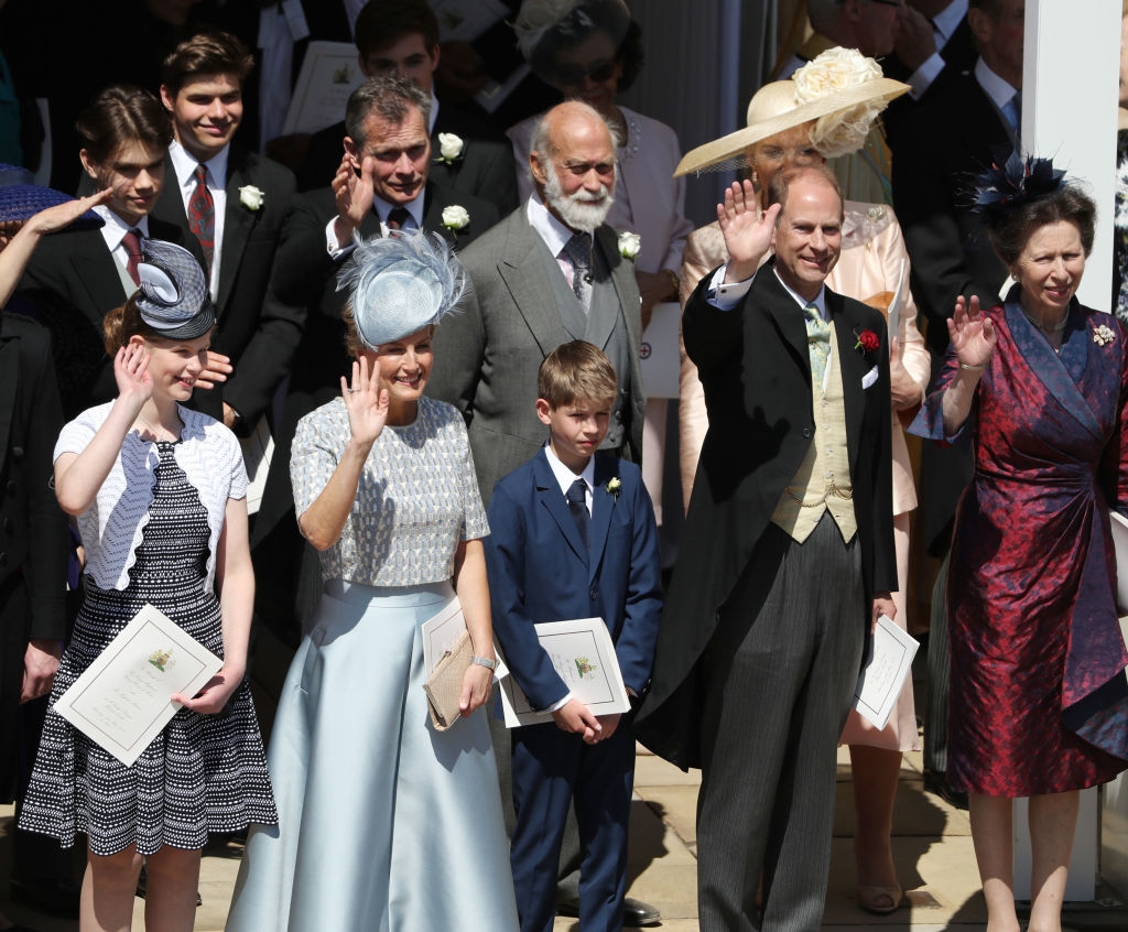 Lady Louise, alături de familia sa, la un eveniment la Palatul Buckingham