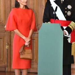 Regina Letizia a Spaniei și Regele Felipe în ținute oficiale, într-o vizită de stat în Suedia