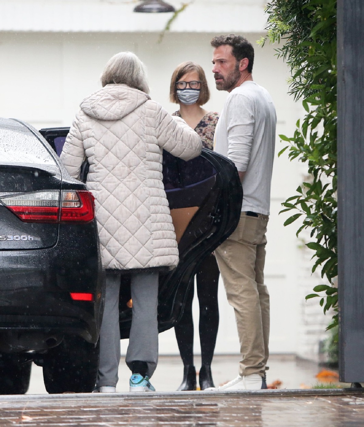 Ben Affleck împreună cu mama sa, Chris Anne, Boldt și fiica sa, Violet