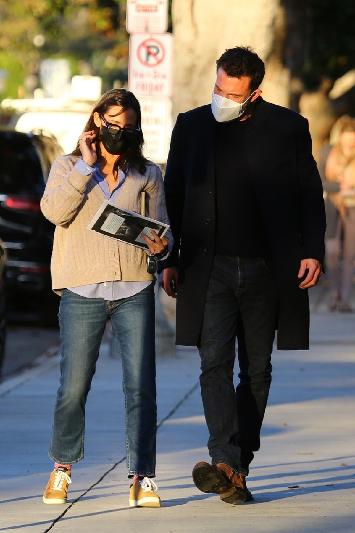 Jennifer Garner și Ben Affleck împreună pe stradă în Santa Monica