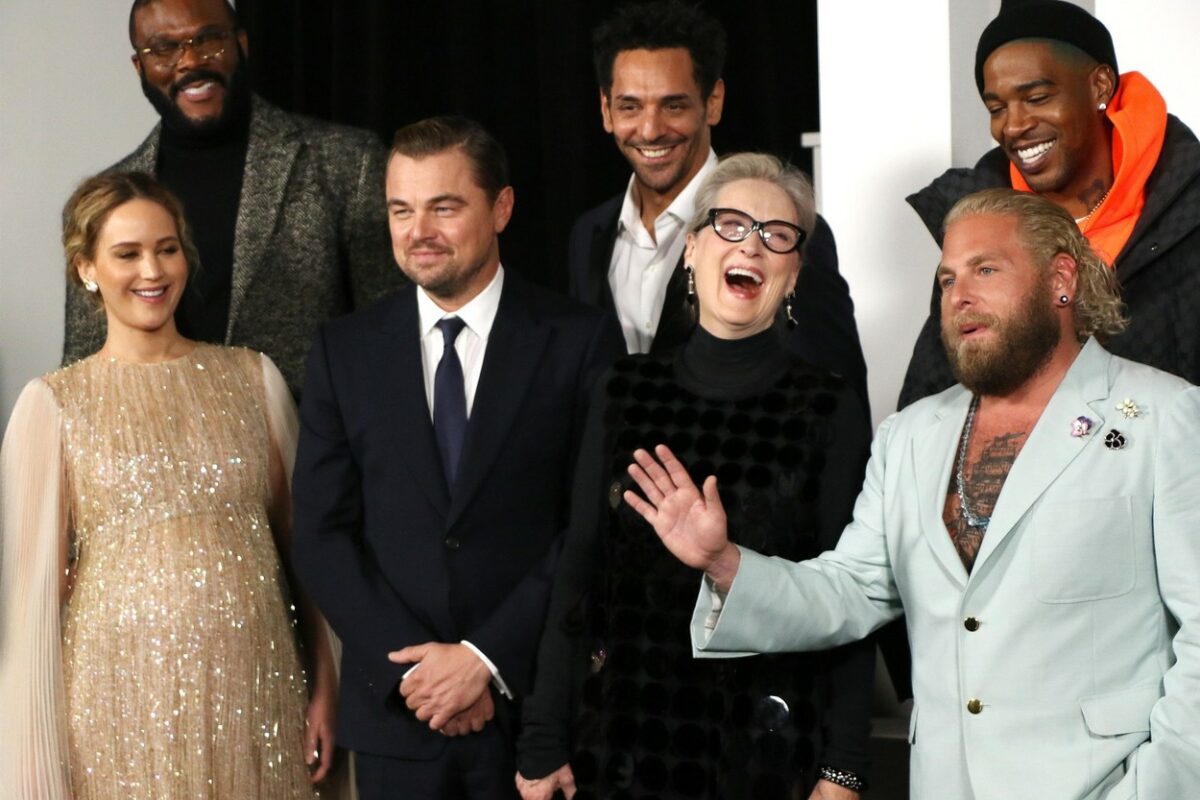 Jennifer Lawrence a strălucit la premiera filmului Don't Look Up, alături de ceilalți actori din distribuția filmului