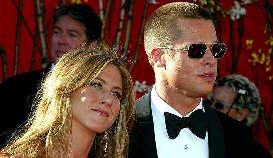 Jennifer Aniston și Brad Pitt, la un eveniment monden, îmbrăcați elegant