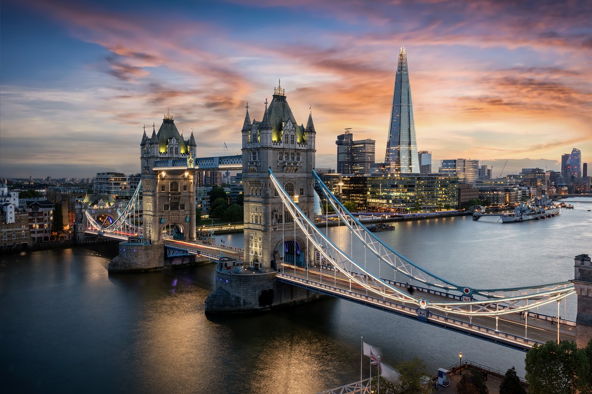 O fotografie a Podului din Londra pentru a repezenta cele mai frumoase locuri de vizitat în 2022
