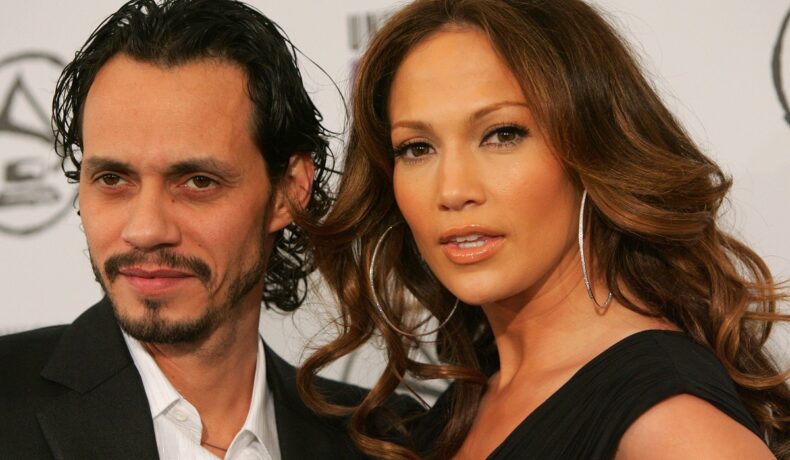 Jennifer Lopez alături de fostul său soț, Marc Anthony