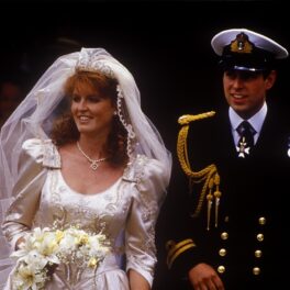 Sarah Ferguson și Prințul Andrew la nunta Regală din anul 1986