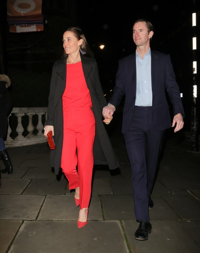 Pippa Middleton, alături de soțul ei, la o ieșire în oraș