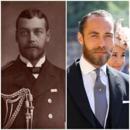Regele George al V-lea și James Middleton, într-un colaj de poze, asemănare surprinzătoare