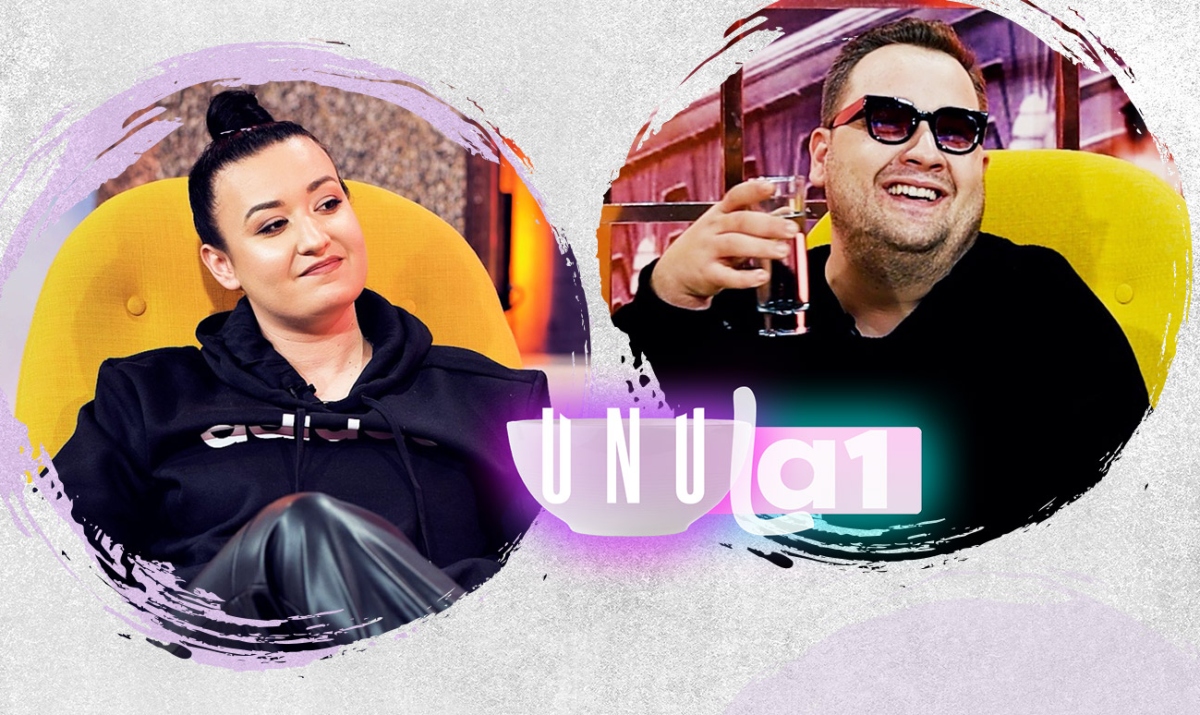 Roxana Blenche și Răzvan Babană, invitați la show-ul UNU la 1, în timp ce au un dialog