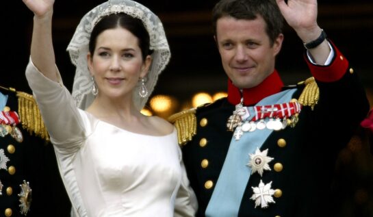 Prințesa Mary și Prințul Frederik la nunta regală din 2004