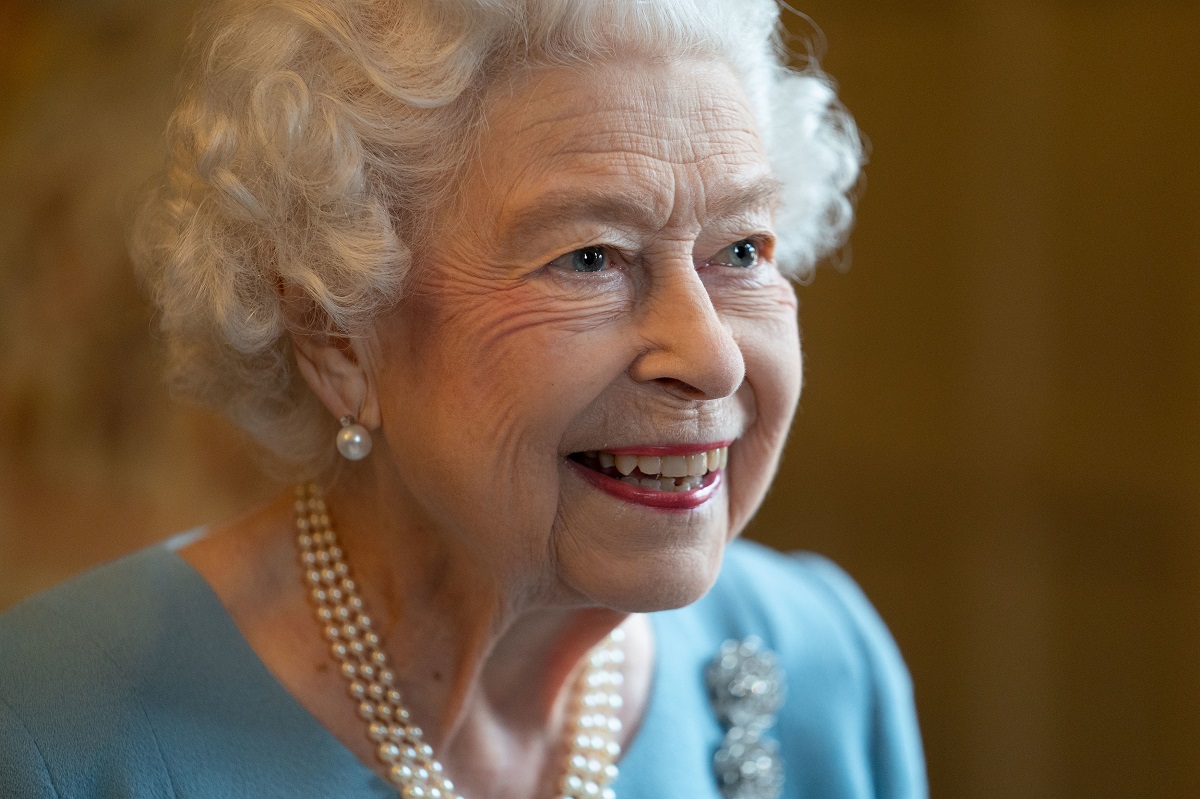 Portret al Reginei Elisabeta realizat cu ocazia sărbătoriii Jubileului de Platină