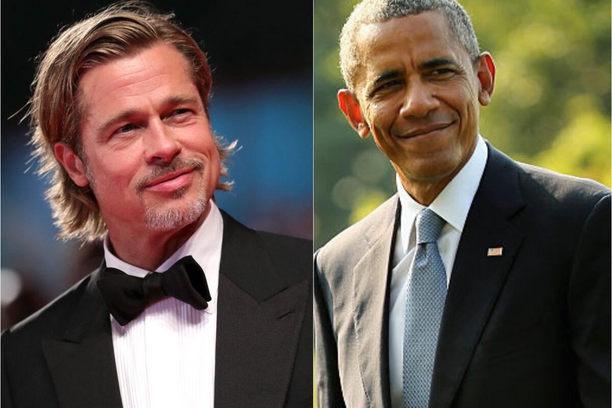 Colaj cu Barack Obama și Brad Pitt