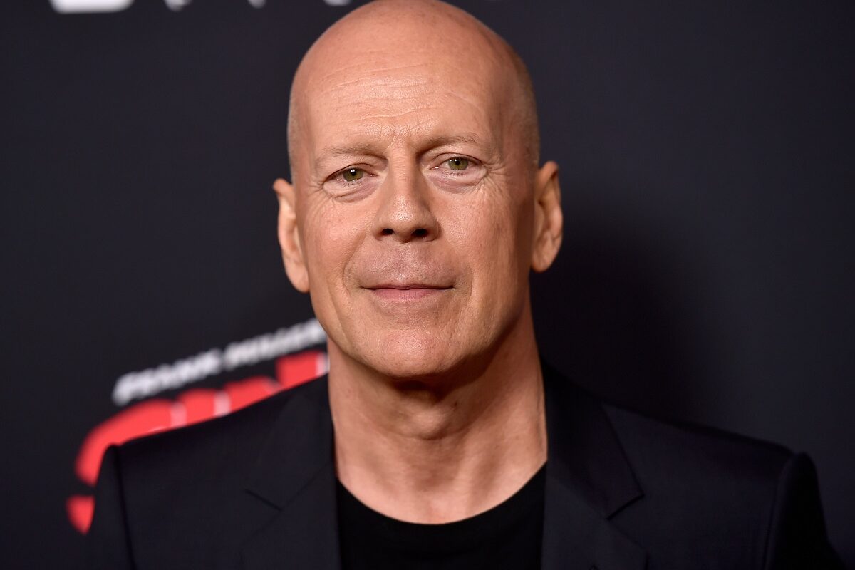 Bruce Willis care a fost diagnosticat cu afazia pe covorul roșu în anul 2020