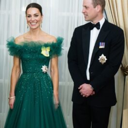 Kate Middleton alături de Prințul William la dineul din Jamaica