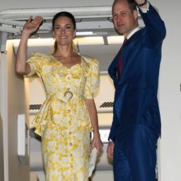 Ducii de Cambridge, fotografiați în avionul cu care pleacă din Bahamas