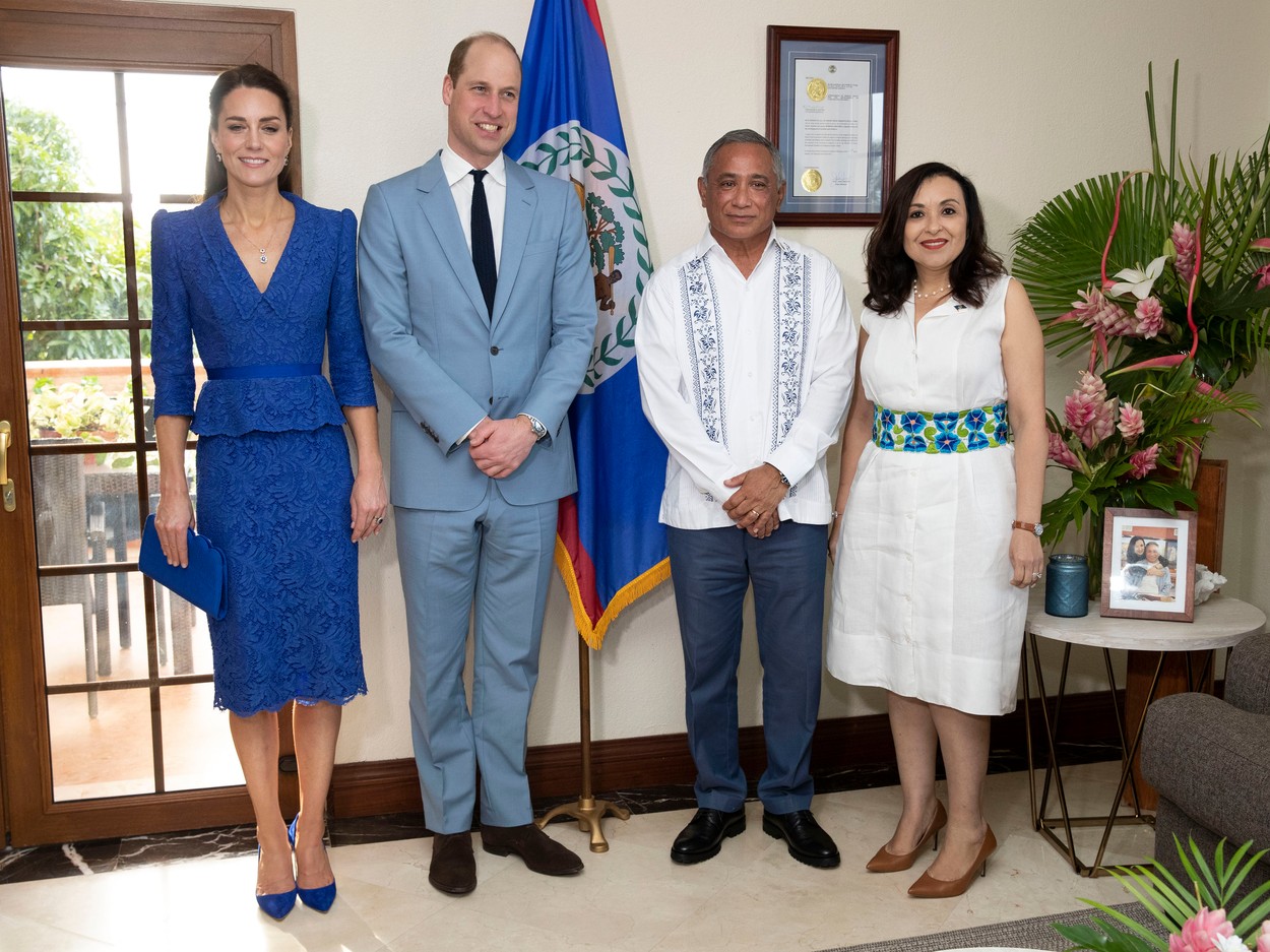 Ducii de Cambridge, la întâlnirea oficială cu reprezentanții din Belize