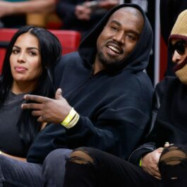 Kanye West, la un meci de baschet cu Chaney Jones