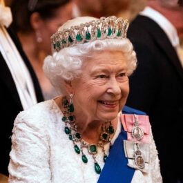 Regina Elisabeta, la o întâlnire cu Corpul Diplomaților, la Palatul Buckingham
