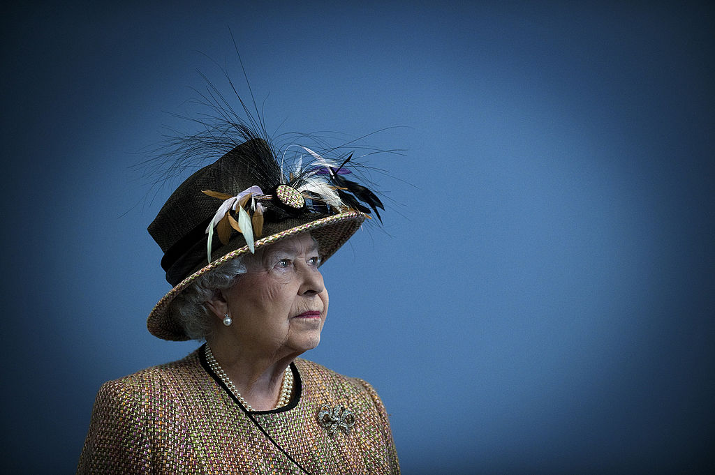 Regina Elisabeta, la un eveniment, fotografie portret