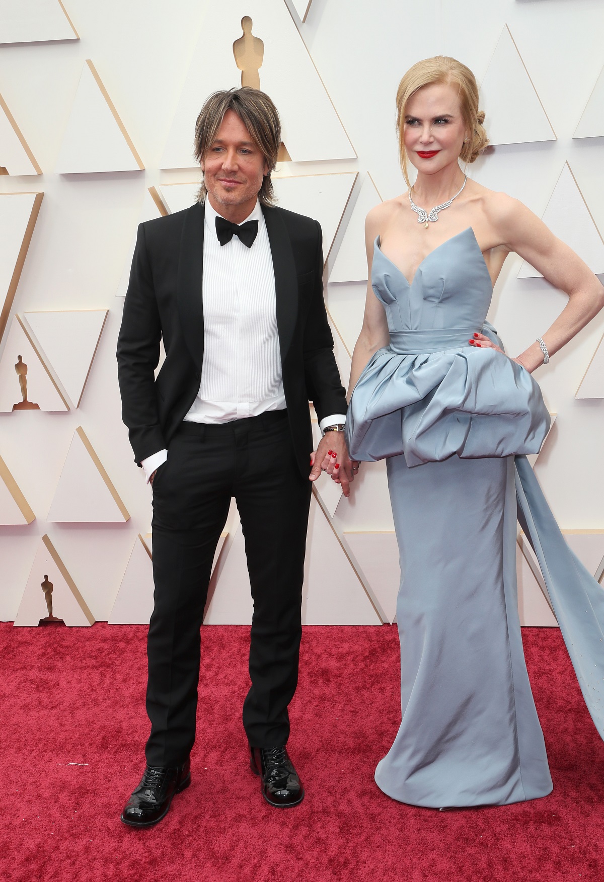 Keith Urban alături de Nicole Kidman pe covorul roșu la gala premiilor oscar 2022